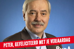 Peter, gefeliciteerd!